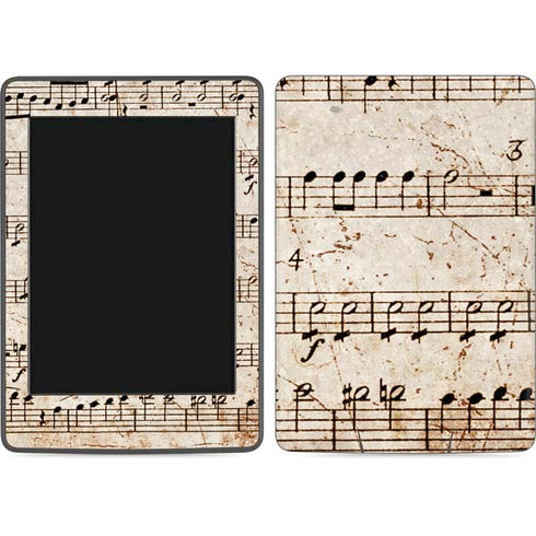 Antique Notes Amazon Kindle Skin